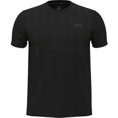 Under Armour T-shirts Under Armour Seamless Stride Short Sleeve - Black/Reflective