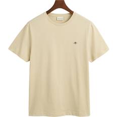 Gant Beige T-shirts Gant Men Shield T-Shirt