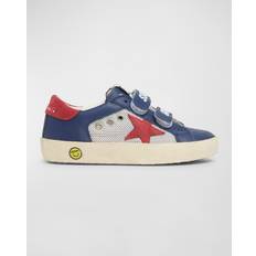 Kids School leather sneakers multicoloured