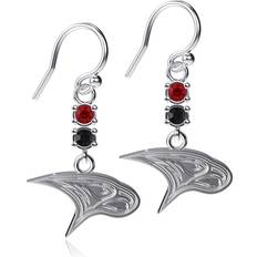 Dayna Designs North Carolina Central Eagles Dangle Crystal Earrings