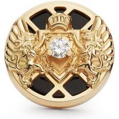 Gold - Unisex Ohrringe Balmain EMBLEM SINGLE STUD EARRING gold one