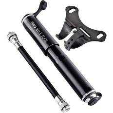 Pro Bike Tool Mini Bike Pump Fits Presta and Schrader High Pressure Psi Reliable Compact Light Bicycle Tyre Pump for Road Mountain and BMX Bikes