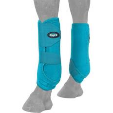 Turquoise Horse Boots Tough-1 Vented Sport Boots Front Turquoise