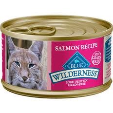 Blue Buffalo Wilderness Salmon Recipe Canned Cat Food 3-oz, case of 24