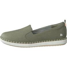 Scarpe Clarks Step Glow Slip Olive, Female, Sko, Flade sko, slip-on, Grå