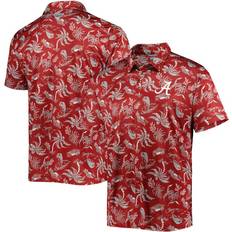 Men - Velvet Tops Columbia Men's Alabama Crimson Tide Crimson Terminal Tackle Polo, Medium, Red