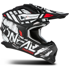 O'Neal motocross-helm 2srs glitch v.23 schwarz/weiß Schwarz