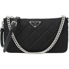 Prada Skuldertasker Prada Ladies Tessuto Nylon Quilted Chain Crossbody Bag