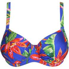 Polyester Bikinioverdeler PrimaDonna Latakia Full Cup Bikini Top - Tropical Rainforest