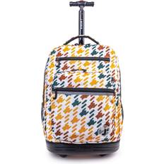 School Bags J World Sundance 20" Laptop Rolling Backpack Vivid Tweed