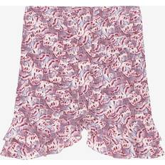 Roze Rokken Isabel Marant Milendi Gathered Mini Skirt - Mauve