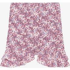 Silke/Siden Kjolar Isabel Marant Milendi Printed Stretch Mini Skirt - Lila