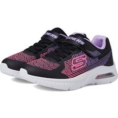 Skechers Black Sport Shoes Skechers 303610L BKLV Black Synthetic/Lavender Trim, 27