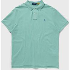 Polo Ralph Lauren Grønne Pikéskjorter Polo Ralph Lauren Custom Slim Fit Mesh Shirt Celadon