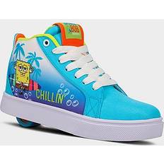 Heelys Big Kids' x SpongeBob Squarepants Racer Casual Shoes Cyan/Light Lime/Orange 5.0