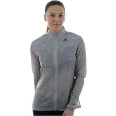 Adidas Jakker Adidas AdiZero Ghost Jacket W Grey, Female, Tøj, jakker, Løb, Grå