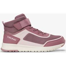 PVC Trainers Children's Shoes Viking Aerial Mid WP - Light Pink/Dusty Pink