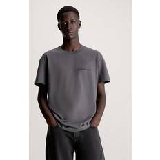 Calvin Klein Cotton Chest Logo T-shirt Grey