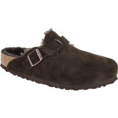 Birkenstock Boston - Woman Shoes Birkenstock BOSTON VL SHEARLING 1020567 dunkel-braun UNISEX Damen- und Herr