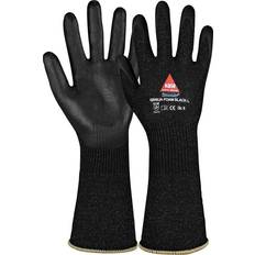 Guantes de trabajo rebaja Hase Schnittschutzhandschuh Genua Foam BlackLong Gr10