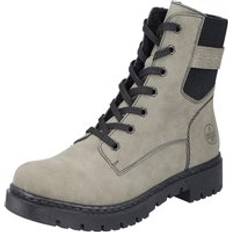 Rieker Damen Schuhe Rieker Stiefeletten grau