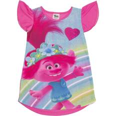 Nightwear Dreamworks Trolls Girl's Nightgown Pajama with Slippers - Pink