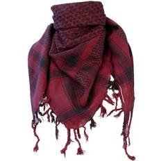 Rosso Sciarpe Rock Daddy Sciarpa di Scarf - Unisex - Bordeaux/Nero