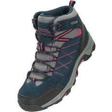 Mountain warehouse Womens/Ladies Rapid Waterproof Suede Walking Boots Navy