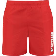 Rot Badehosen Puma Herren Badehose Mid Rot