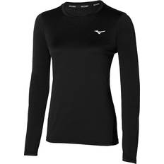 Mizuno women impulse core langarmshirt schwarz