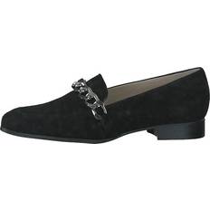 Dam - Mocka Loafers Gardenia Gitte Suede Black, Female, Skor, Lågskor, loafers, Svart