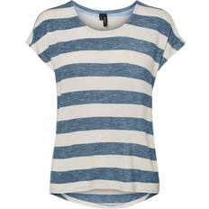 Damen - Mehrfarbig T-Shirts Vero Moda Damen T-Shirt VMWIDE STRIPE S/L