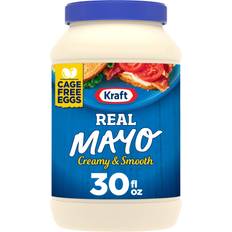 Spices, Flavoring & Sauces Kraft Kraft Mayo Real Mayonnaise Jars, Pack 30fl oz 1pack