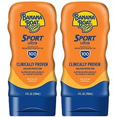 Banana Boat Sport Performance Sunblock Lotion SPF 100 4-Ounce Bottles 2 Pack
