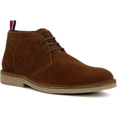 Dune London Men Chukka Boots Dune London Mens Creed Casual Chukka Boots Tan Suede