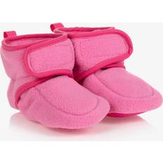 Textiel Baby slofjes Playshoes Fleece Babyslofjes - Fuchsia Maat