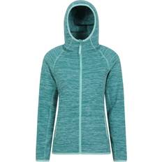 Gensere Mountain warehouse Women's Womens/Ladies Lleyn II Melange Full Zip Hoodie Blue/Green