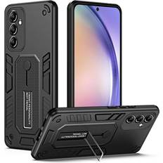 För Samsung Galaxy A54 5G Hybrid skal med Kickstand Svart