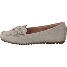 Novita Loafers Novita Barma Bow Grey Grey, Female, Skor, Lågskor, loafers, Brun/Beige