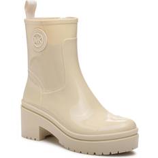 43 - Textil Gummistiefel Michael Kors Botines Karis Rainboot 40F3KSMB5Q Écru