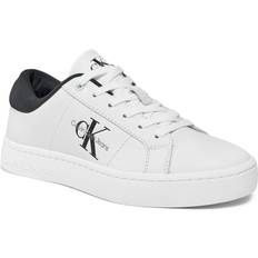 Calvin Klein Jeans Women CLASSIC CUPSOLE LOWLACEUP LTH WN, Black/Bright White