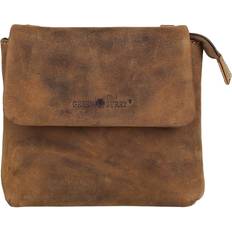 Greenburry Håndtasker Greenburry Schultertasche Leder 19x17cm "Vintage" antikbraun