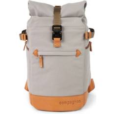 Dame - Skind Skoletasker Compagnon little backpack Gen III Grey Lightbrown