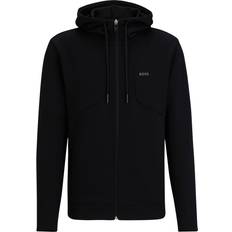 BOSS Mens Black Saggy Hoodie