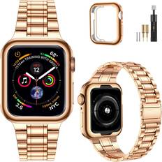 MioHHR Solid Stainless Steel Band Compatible With Apple Watch 45mm