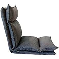 Fundas de cojín Silla Sillón Plegable Suelo Gris Claro Metal Poliéster 70x56x70 Funda de cojín Gris