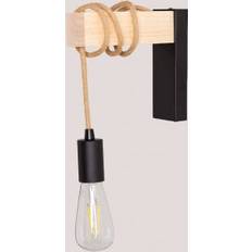 Lighting Sklum Natural Lamptina Black Wall light