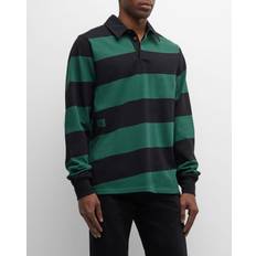 XXXS Pikétröjor Burberry Long-sleeve Striped Cotton Polo Shirt