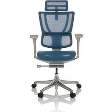 Cuir Chaises de bureau hjh OFFICE Ergohuman Slim G Gen2 Tissu Maille Bleu Chaise de bureau