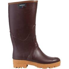 Braun - Damen Gummistiefel Aigle Damen Chambord Pro L2 Kniehohe Stiefel, Holunder